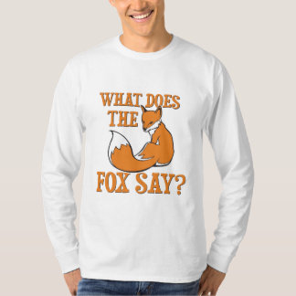 Camiseta ¿Qué el Fox dice?