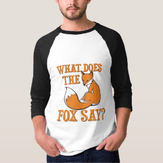 Camiseta ¿Qué el Fox dice?