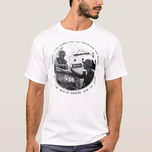 Camiseta Qué el mundo ahora necesita… (Anverso)