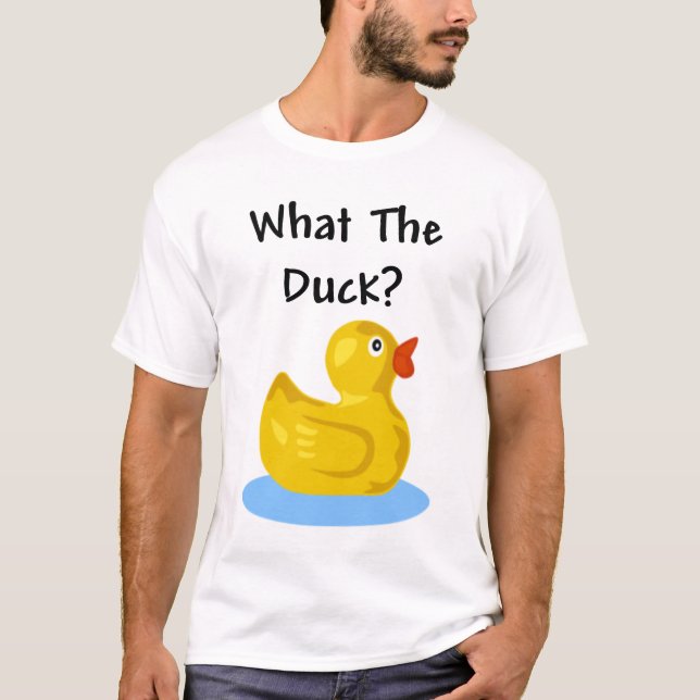 Camiseta ¿Qué el pato? (Anverso)