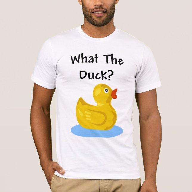 Camiseta ¿Qué el pato? (Anverso)