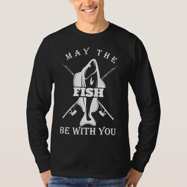 Camiseta Que El Pescado Esté Con Usted Súper Para La Cabeza (Anverso)