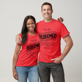 Camiseta Que el redimido del salmo del SEÑOR 107:2