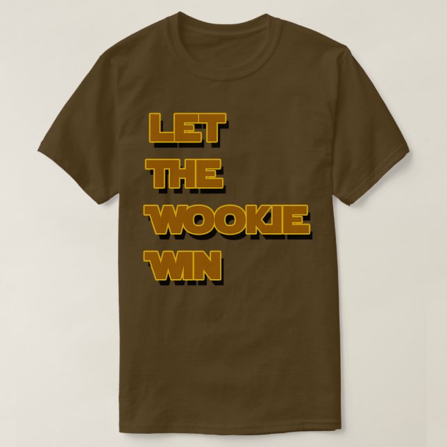 Camiseta Que el Wookie gane (Diseño del anverso)