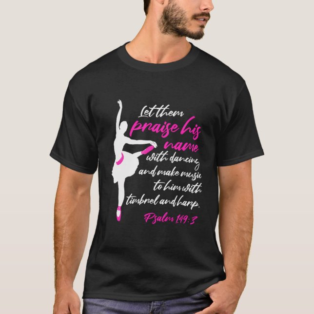 Camiseta Que Eloguen Su Nombre Con El Ballet Bailarín Chris (Anverso)