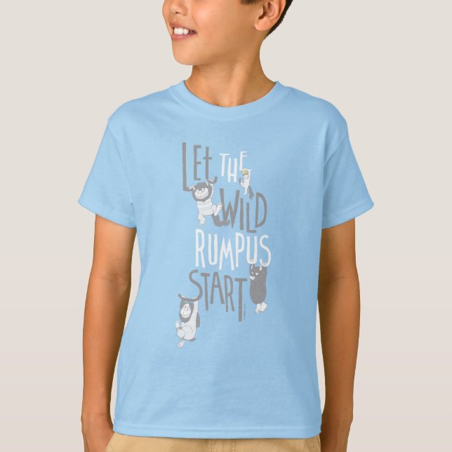 Camiseta Que empiece el gran alboroto (Anverso)