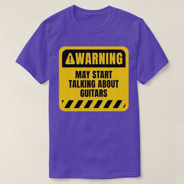Camiseta Que empiecen a hablar de Guitars (Diseño del anverso)