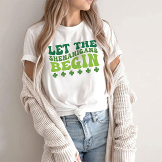 Camiseta Que Empiecen Los Shenanigans, Día De Los Patrones