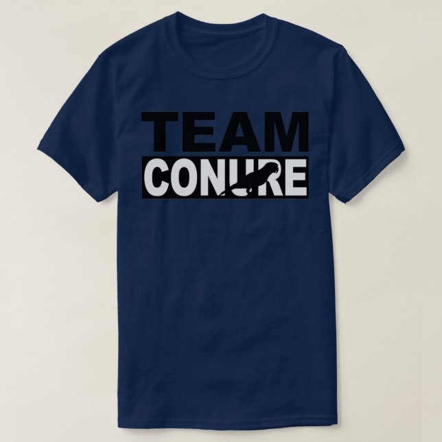 Camiseta ¿Qué equipo estás en Team Conure un desi original? (Diseño del anverso)