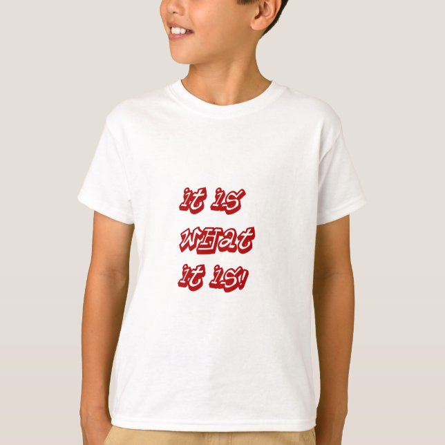 Camiseta ¡Qué es!_ (Anverso)