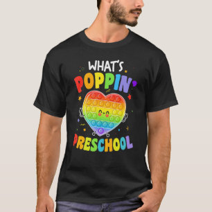 Camiseta ¿Qué es el Poppin del primer día escolar del Pop I