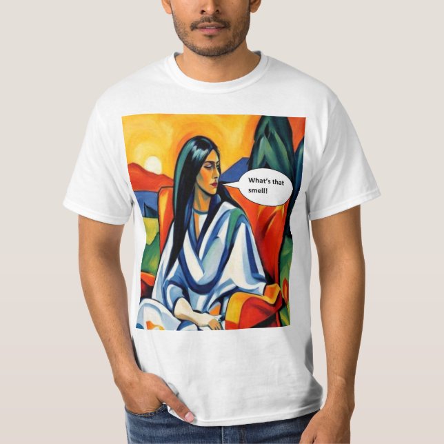 Camiseta ¿Qué es ese olor (Anverso)