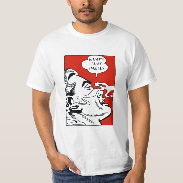 Camiseta ¿Qué es ese olor (lo puedes personalizar)? (Anverso)
