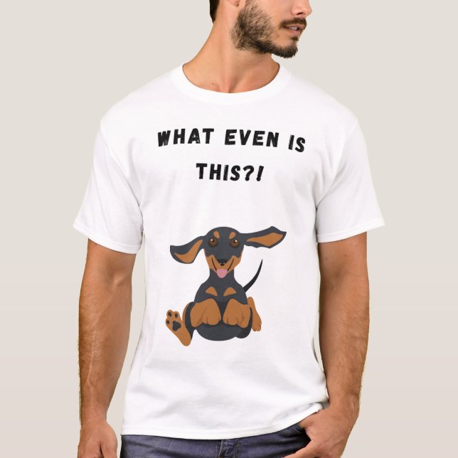 Camiseta ¡¿Qué es esto?! (Anverso)