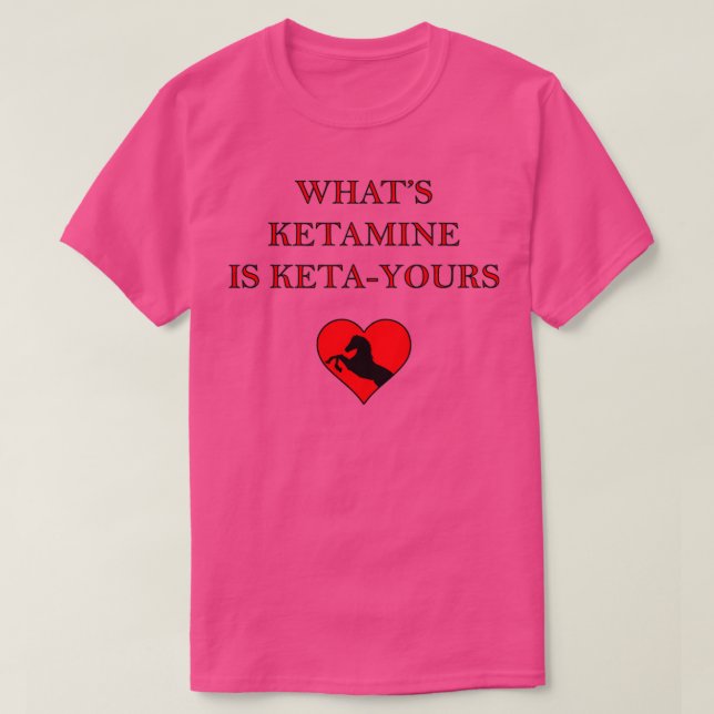 CAMISETA QUÉ ES KETAMINE (Diseño del anverso)