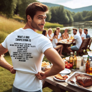 Camiseta ¿Qué es la competencia de barbacoa?