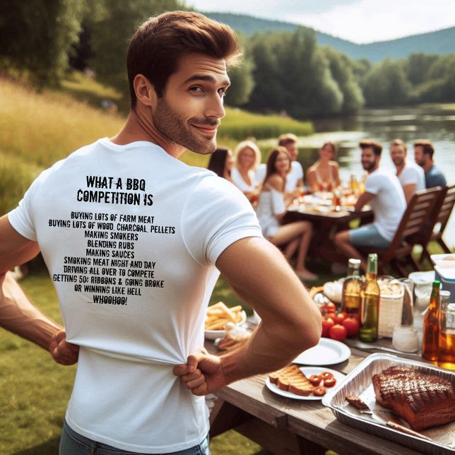 Camiseta ¿Qué es la competencia de barbacoa? (Subido por el creador)
