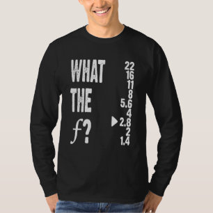 Camiseta ¿Qué es la lente de fotografía de la cámara F Stop