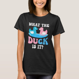 Camiseta Qué es lo que es el pato Revelación del sexo del b