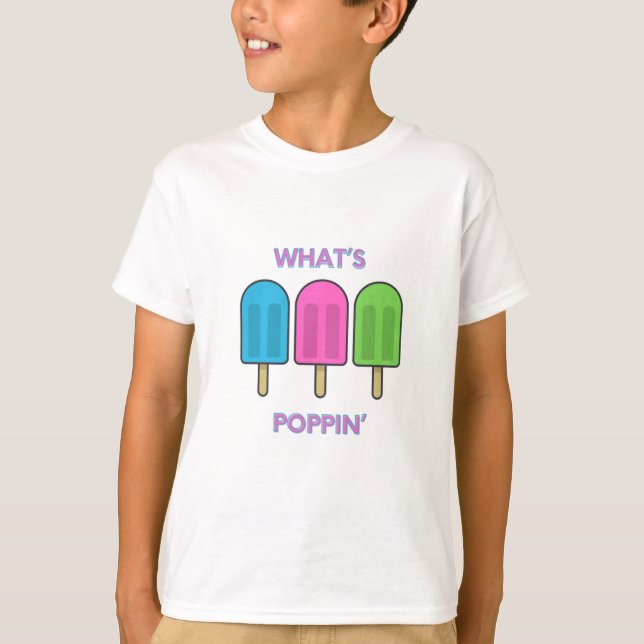 Camiseta ¿Qué es Poppin? (Anverso)