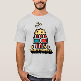 Camiseta ¿Qué es Poppin' Popcorn Pun