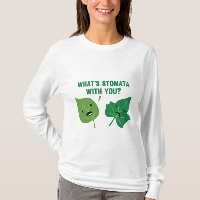 Camiseta ¿Qué es Stomata contigo? (Anverso)