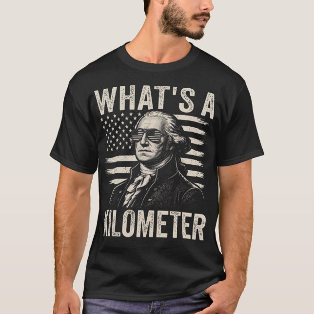 Camiseta ¿Qué es un kilómetro (Anverso)