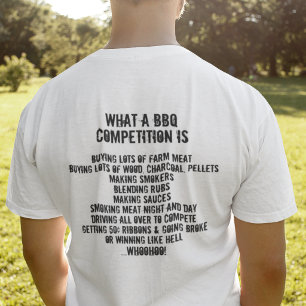Camiseta Qué es una competencia de BBQ