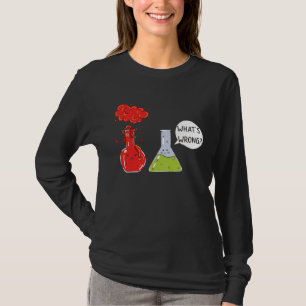 Camiseta ¿Qué está mal Ciencia Chiste de papá?