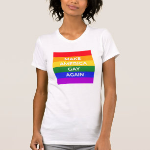 Camiseta Que Estados Unidos vuelva a ser gay
