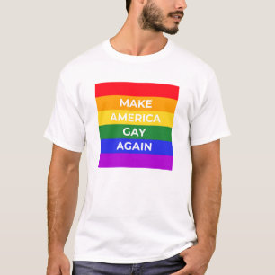 Camiseta Que Estados Unidos vuelva a ser gay