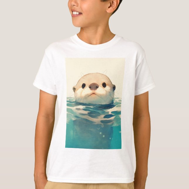 Camiseta ¿Qué estás haciendo nutria? (Anverso)