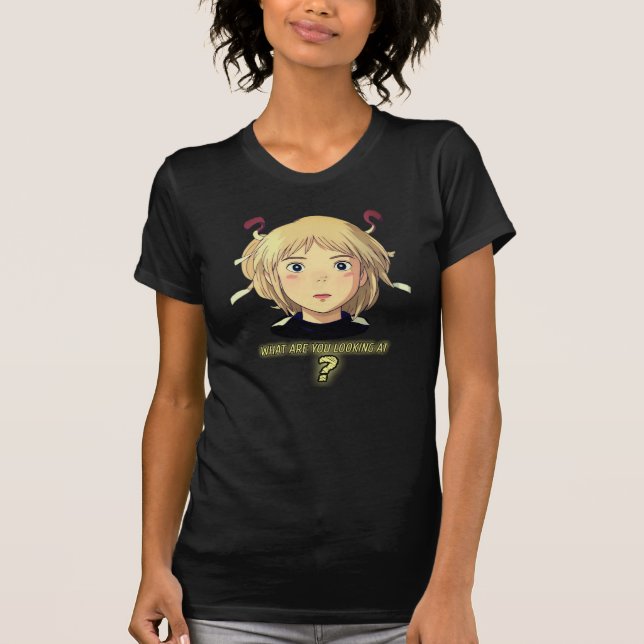 Camiseta ¿Qué estás mirando.  (Anverso)