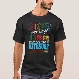 Camiseta Que Este Chica Te Muestre Cómo Kitesurf Cometas Gr
