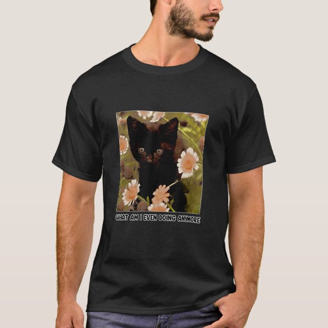 Camiseta ¿Qué estoy haciendo? (Anverso)
