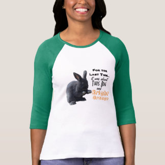 Camiseta que falta de la zanahoria del conejo