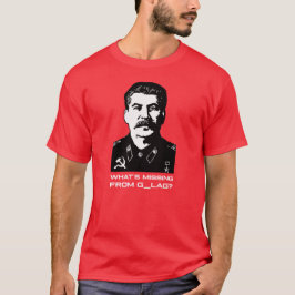 Camiseta ¿Qué falta en G_LAG? Joseph Stalin - Dark Hu