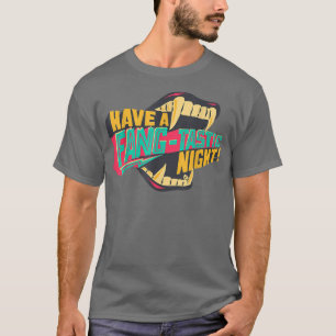 Camiseta Que FangTastic Halloween Night Clothing Fall Au