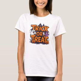 Camiseta ¡Qué fantasmal Halloween con caramelos!
