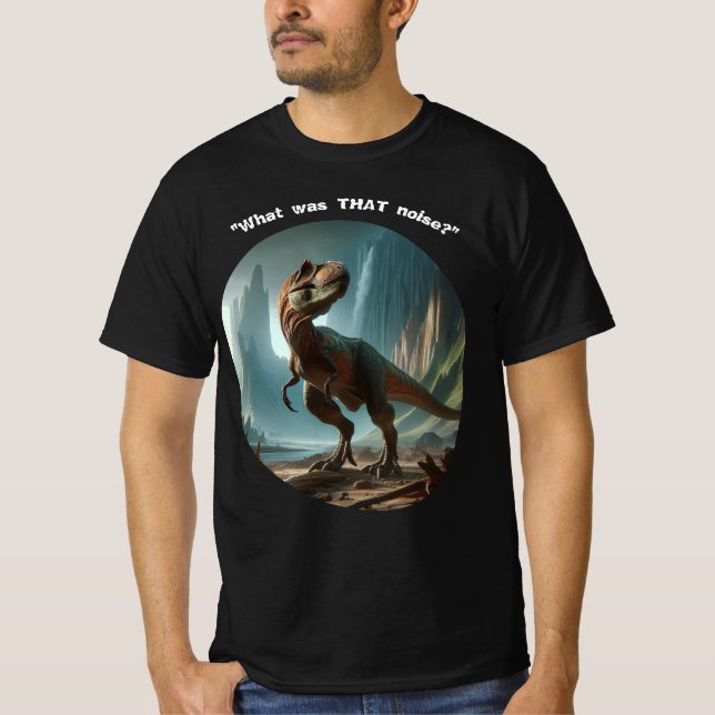 Camiseta "¿Qué fue ese ruido?" Dino Men's (Anverso)