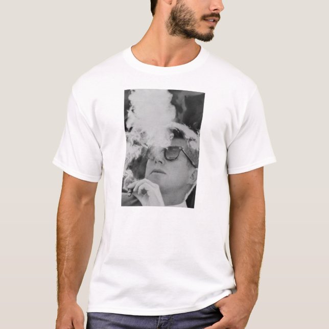Camiseta que fuma de JFK (Anverso)