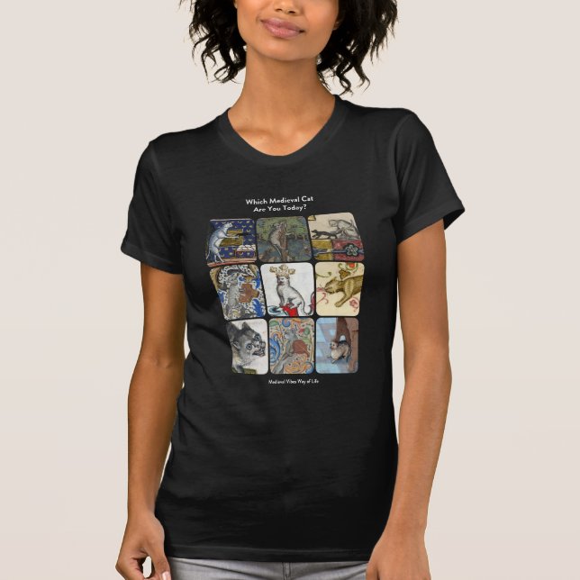 Camiseta ¿Qué Gato Medieval Eres Hoy? - Hilarious Au (Anverso)