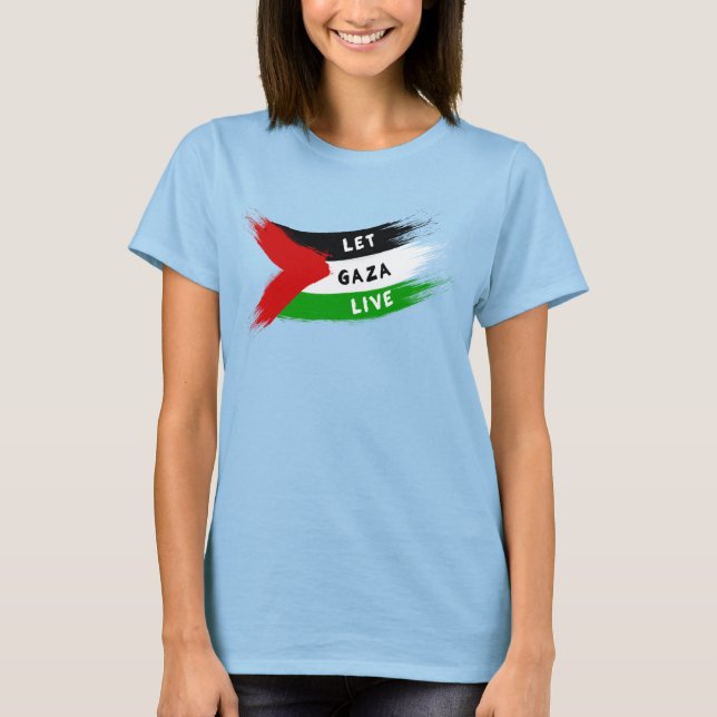 Camiseta Que Gaza viva (Anverso)