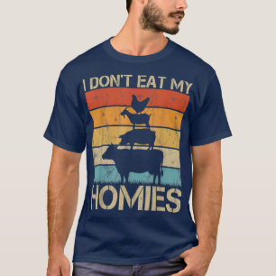 Camiseta Qué gracioso animal vegano que me gusta no como ve