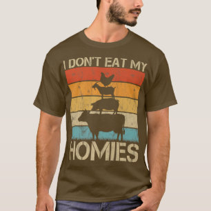 Camiseta Qué gracioso animal vegano que me gusta no como ve