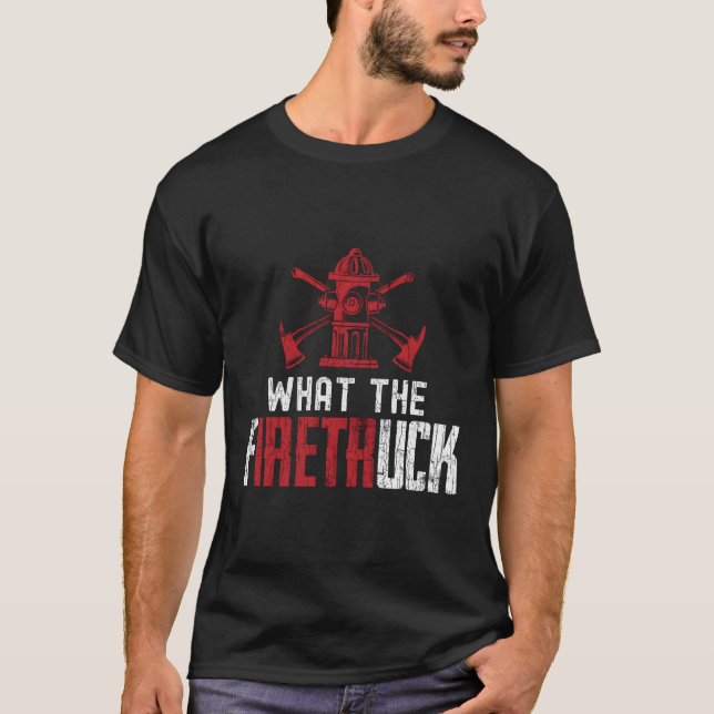 Camiseta Qué gracioso bomberos bomberos bomberos gra (Anverso)