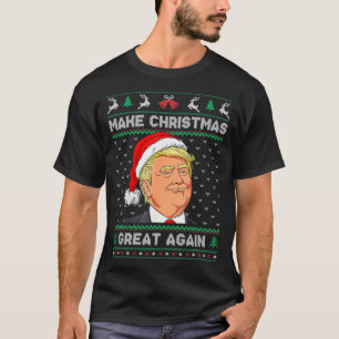 Camiseta Qué gracioso es que Trump haga a los Navidades gra