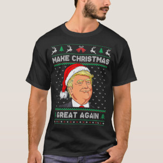 Camiseta Qué gracioso es que Trump haga a los Navidades gra