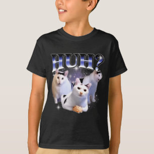 Camiseta Qué gracioso gato genial estudiando extrañamente b