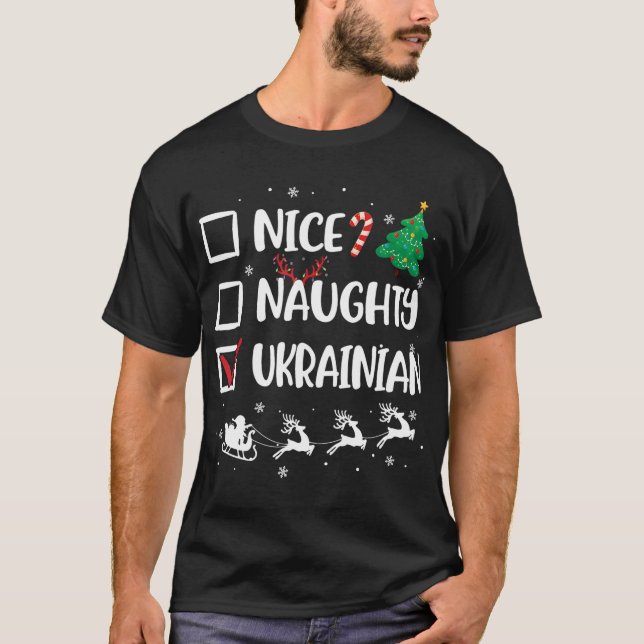 Camiseta Qué gracioso Navidades ucranianos (Anverso)